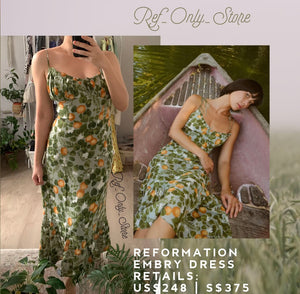 Reformation Embry Orange Grove Midi ...